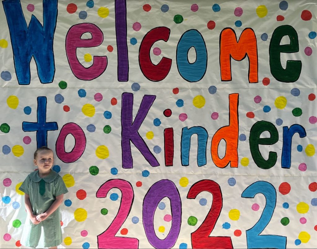 Kinder 2022 First Day of School