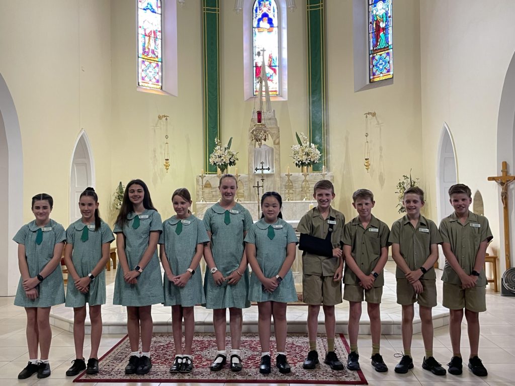 Beginning of 2022 School Mass and Student Council Investiture